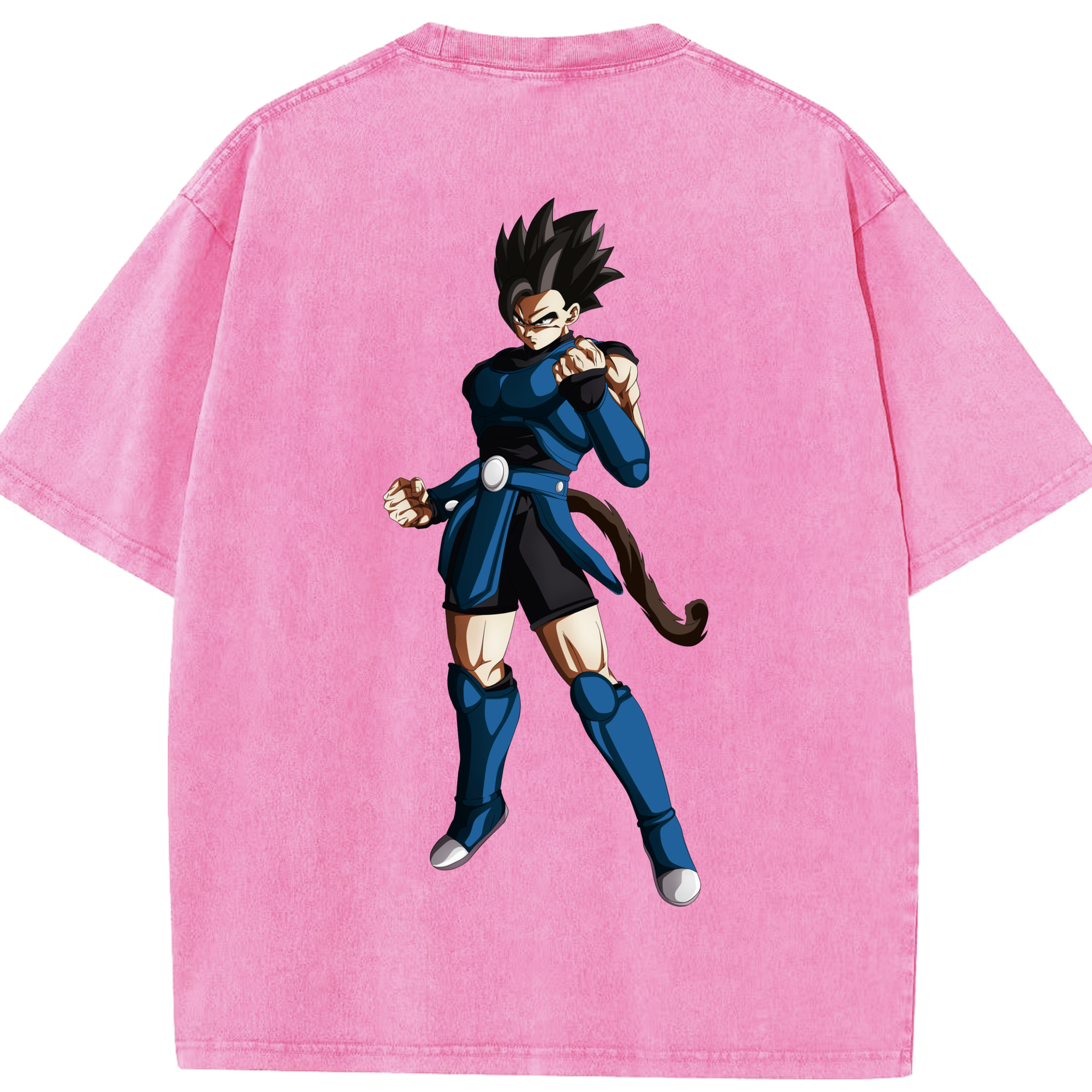 （画像用） ドラゴンボール 孫 悟飯（そんごはん）DRAGON BALL Son Gohan 綿100% ヴィンテージ風 半袖Tシャツ（背面プリント）